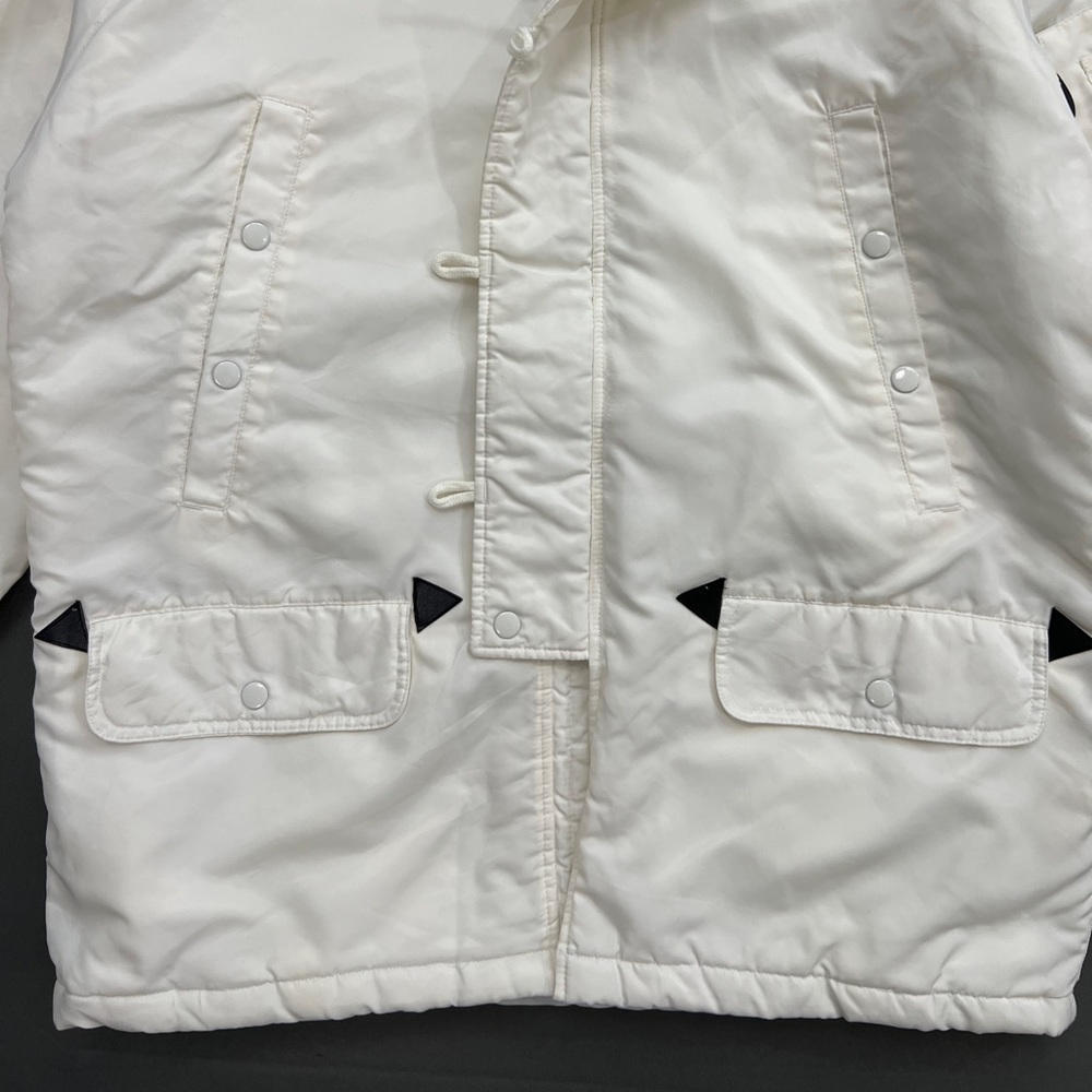 Japanese Military Fur Lined Zip Puffer Flight Jacket - Picture 8 of 16